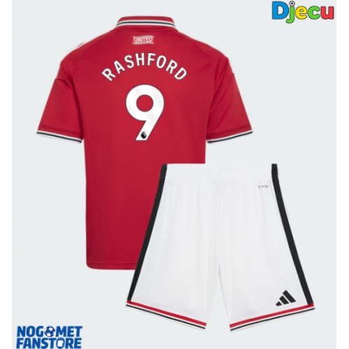 Manchester United Marcus Rashford #9 Domaci Dres za djecu 2026-27 Kratak Rukav (+ Kratke hlače)